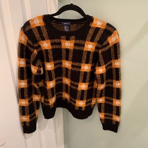 Forever 21 checkered knit sweater